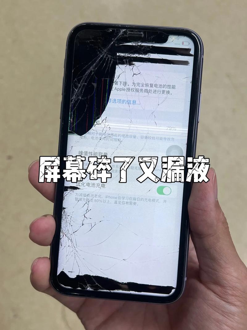 苹果手机摔了一下黑屏了怎么办