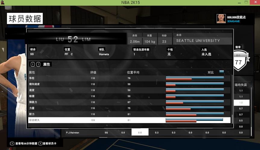 nba2k15安卓版sp点修改