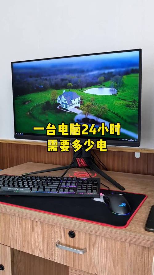 笔记本电脑一天24小时多少度电