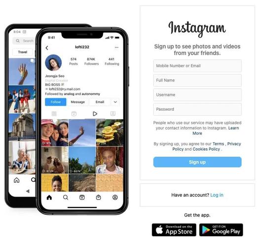 instagram安卓版注册