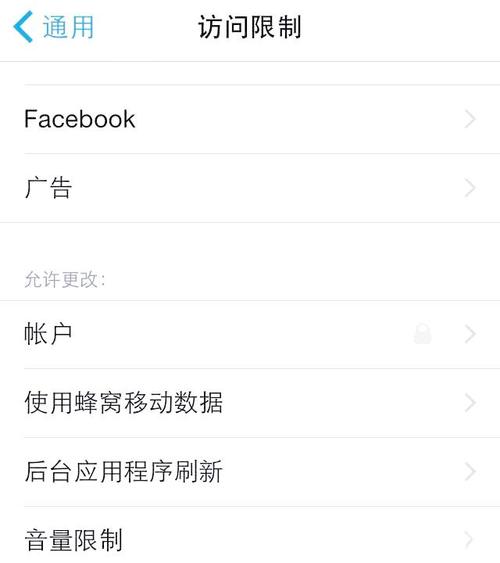 苹果手机访问限制密码是什么