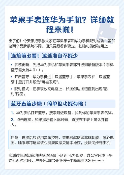苹果手表可以连接华为手机吗