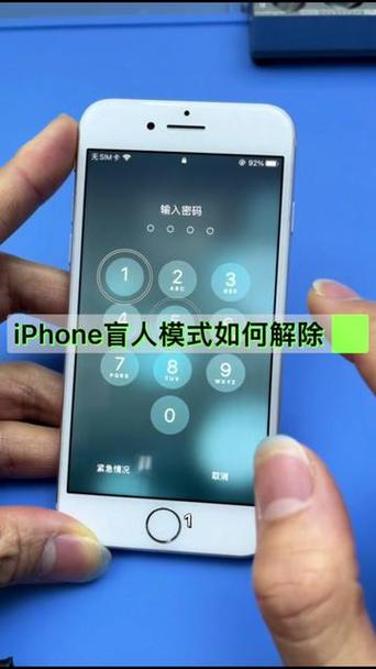 苹果6s盲人模式怎么关闭