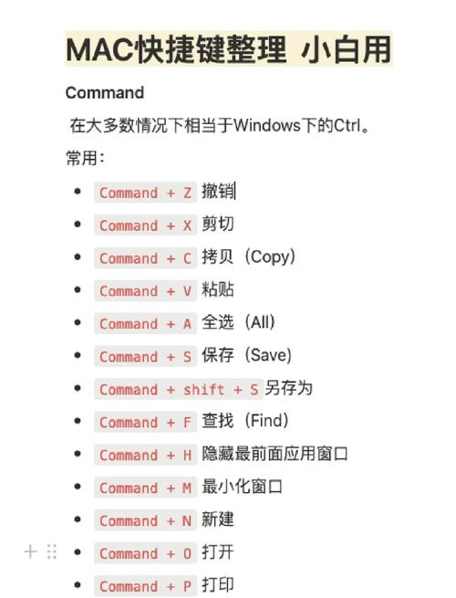苹果电脑中英文切换的快捷键
