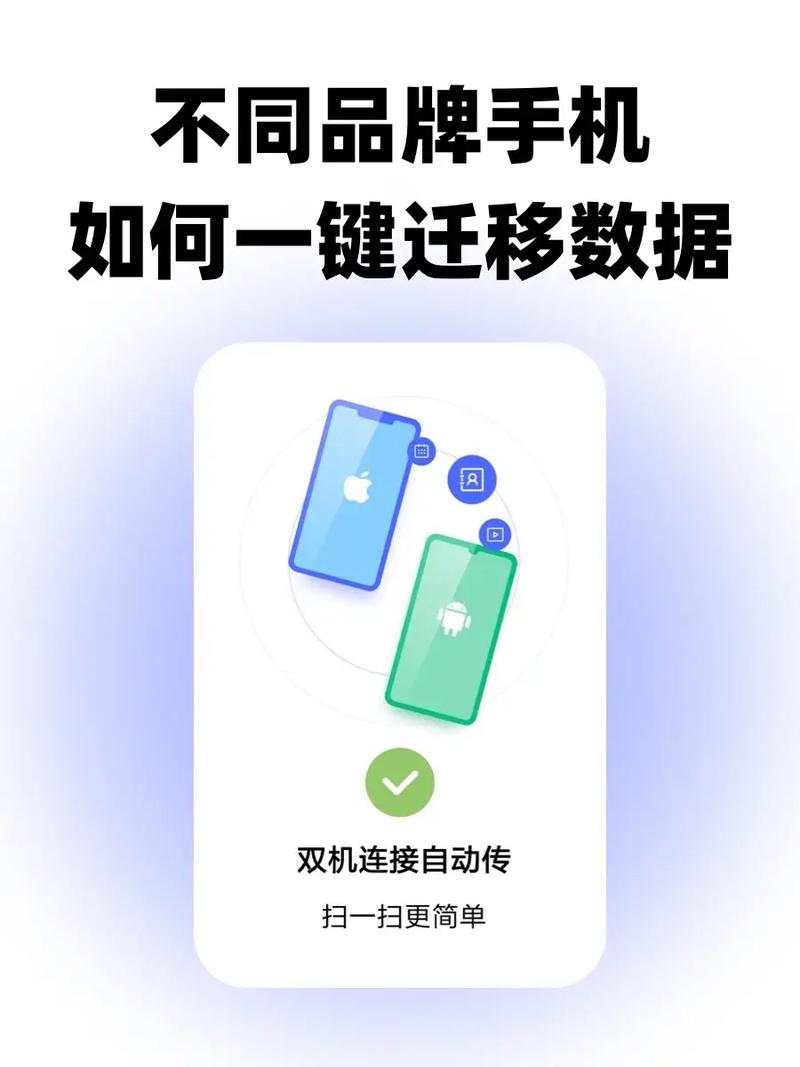 两个不同牌子的手机怎么换机