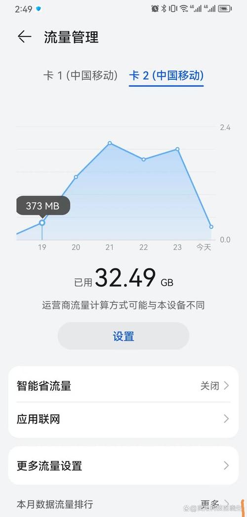 苹果手机查看流量使用情况