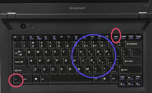 笔记本电脑数字键打不出数字