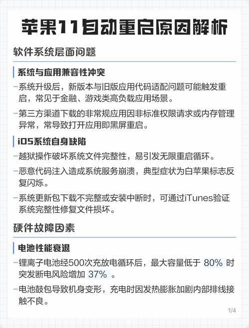 苹果手机自动重启怎么回事