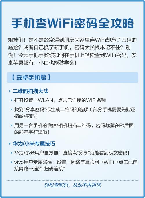手机上怎么查wifi密码