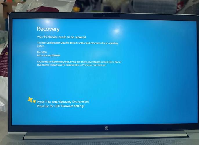 电脑蓝屏recovery