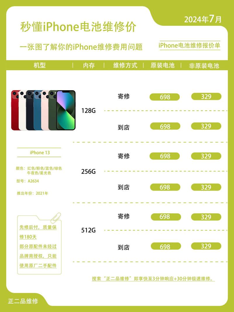 换个苹果手机电池多少钱