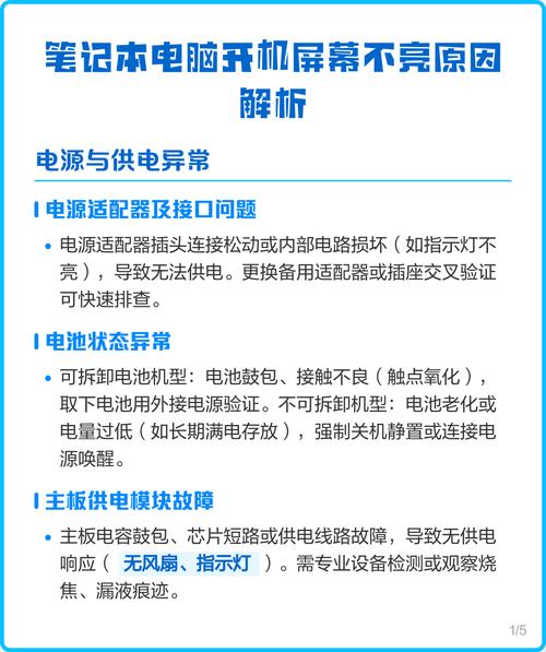电脑开机为什么屏幕不亮