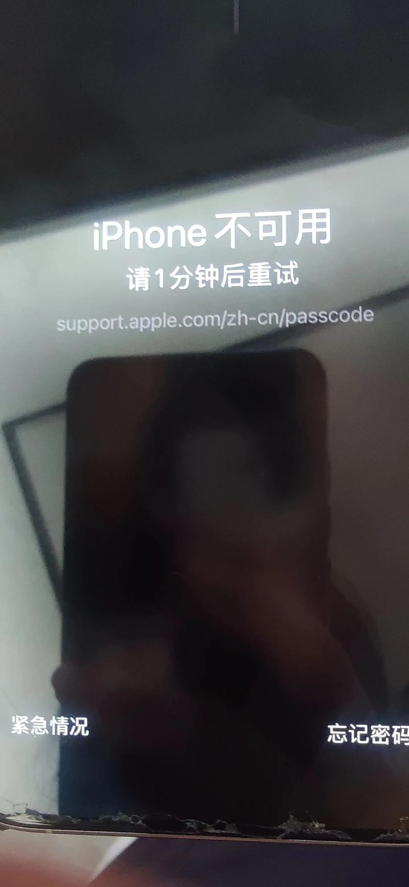 苹果手机开机密码忘记了