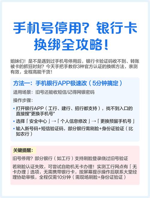 银行卡换手机号码怎么换