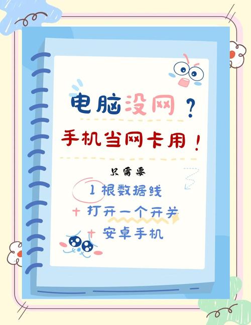 电脑通过手机usb上网