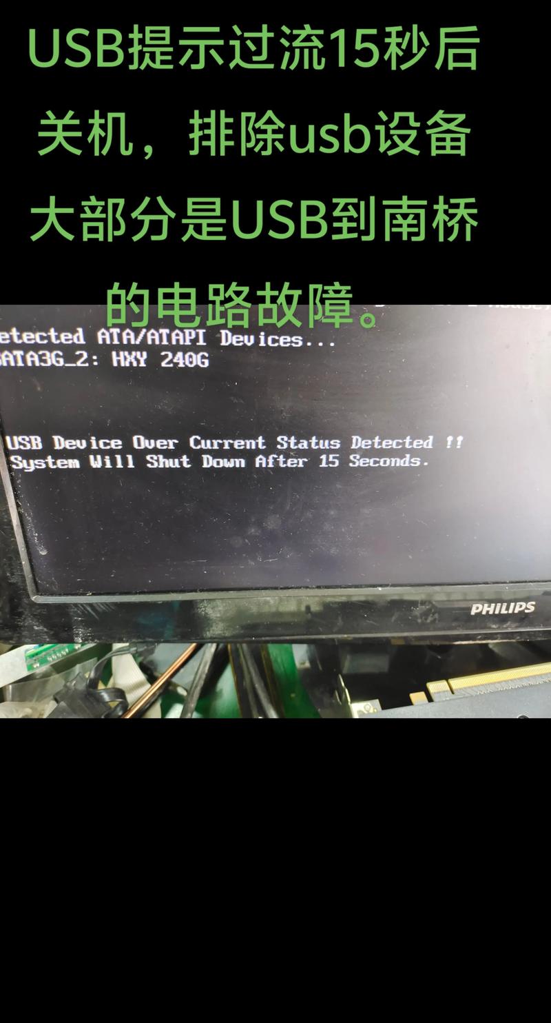 电脑关机了usb还有电