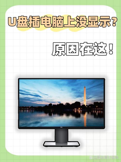 u盘在电脑上显示不出来