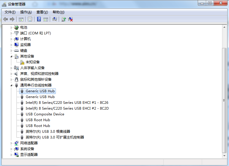 电脑无法识别usb设备