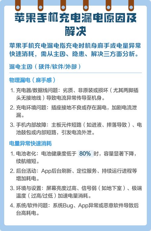 苹果手机充电会漏电吗