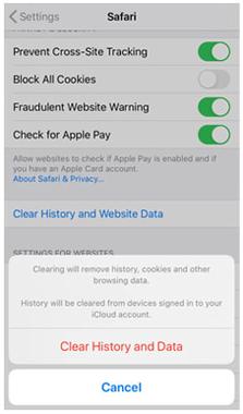 苹果的历史记录怎么删