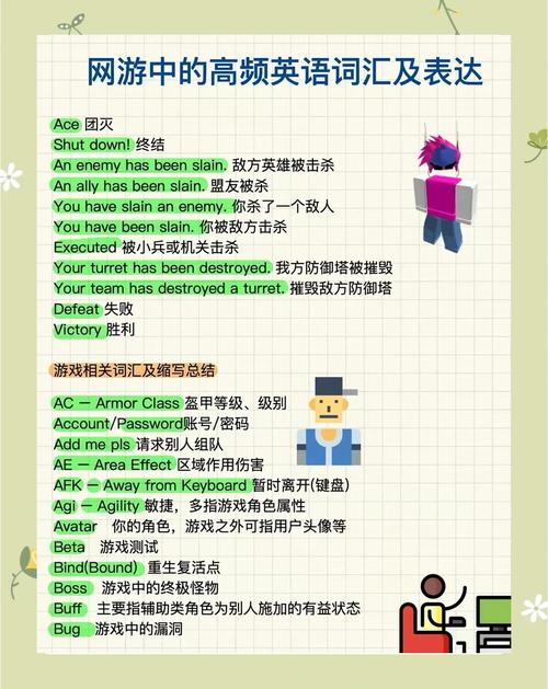 玩电脑游戏用英语怎么说